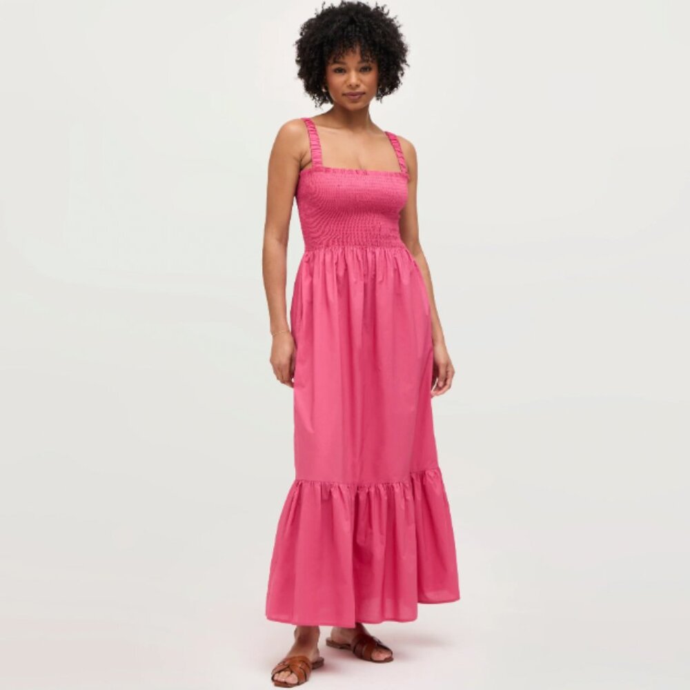 NWT Hill House The Anjuli Nap Dress | Lipstick Pink